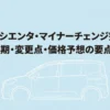 2026年シエンタのマイナーチェンジ完全解説と発売時期や価格予想の要点まとめ