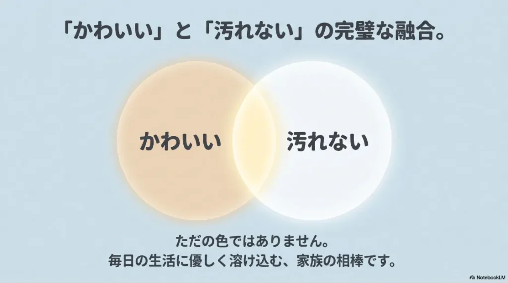 かわいいと汚れないが完璧に融合したシエンタのベージュカラーのコンセプト