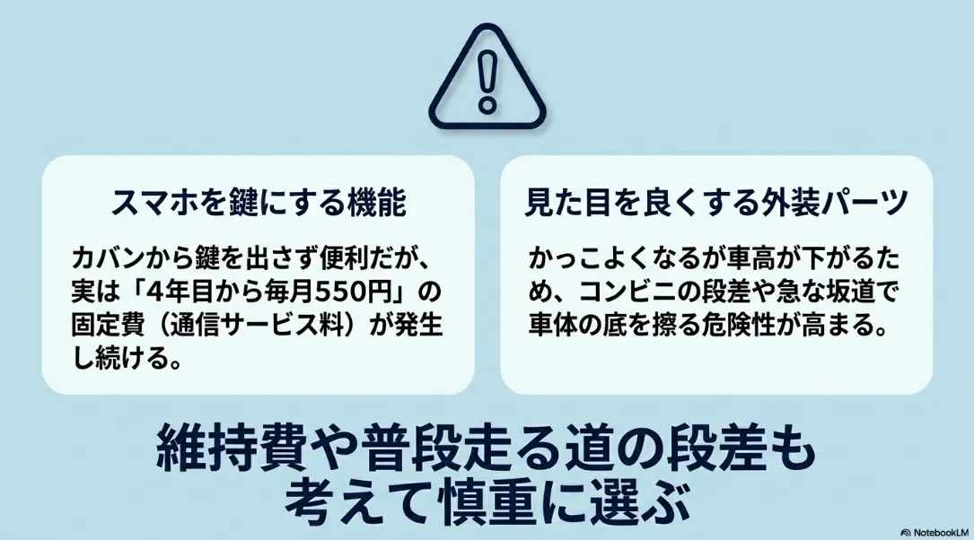 シエンタのデジタルキー維持費と外装パーツ装着の注意点