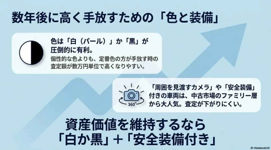シエンタのリセールバリューを高く維持する色と装備の選び方