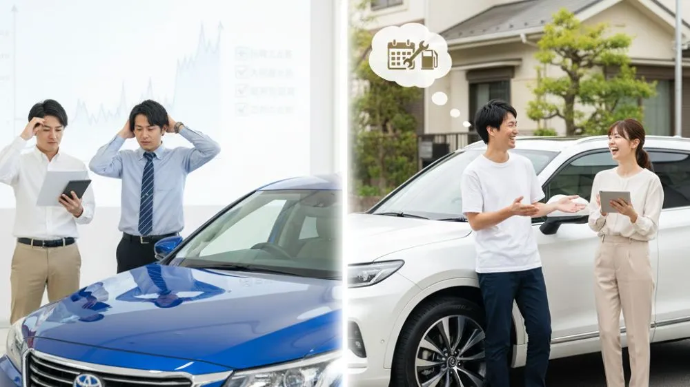 カーリースと購入どっちが得？費用比較で見えた賢い選択肢