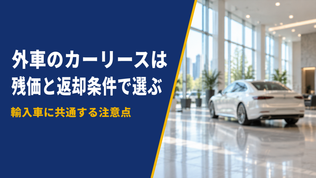 明るいショールームに置かれた白いセダンの後ろ姿