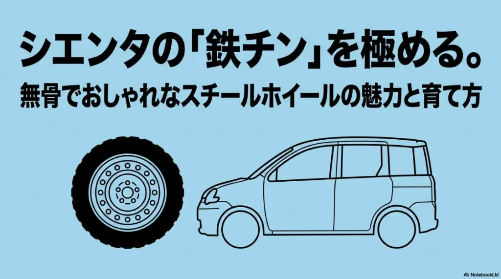 シエンタの鉄チンホイールが持つ個性・強さ・乗り心地の3つのメリットまとめ