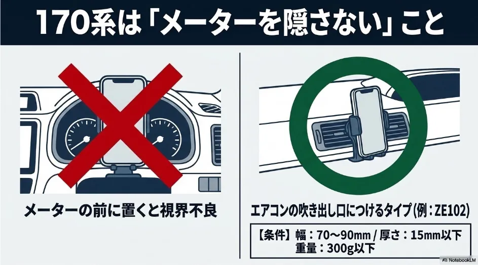10系シエンタのファブリック面への吸盤固定を避け、ディスプレイオーディオ裏側へSA36スマホホルダーを取り付ける方法