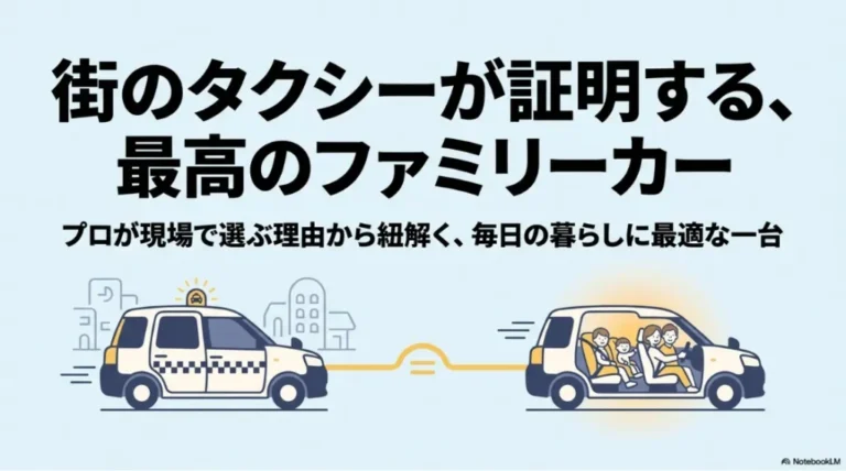 シエンタのタクシーが優秀な理由と日常での魅力