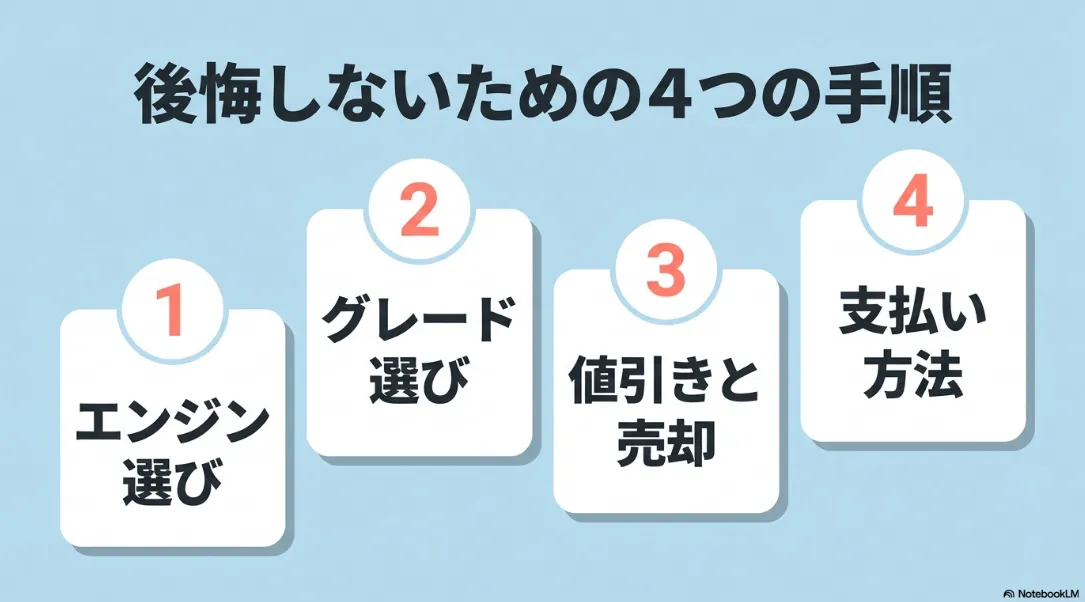 シエンタ購入で後悔しないための4つの手順