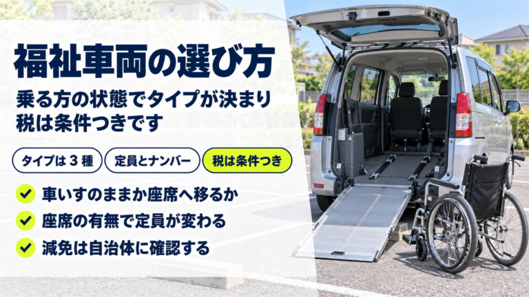 シエンタの福祉車両（ウェルキャブ）｜種類・価格と減税の条件